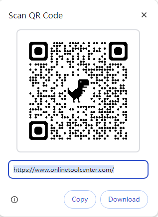 QR-koodi, jossa on dinosaurus.png