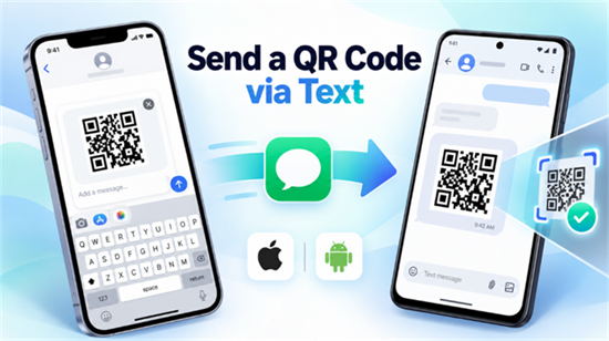 L&auml;het&auml; QR-koodi tekstill&auml;