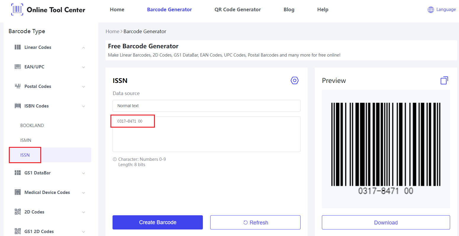 genere ISSN barcode.png