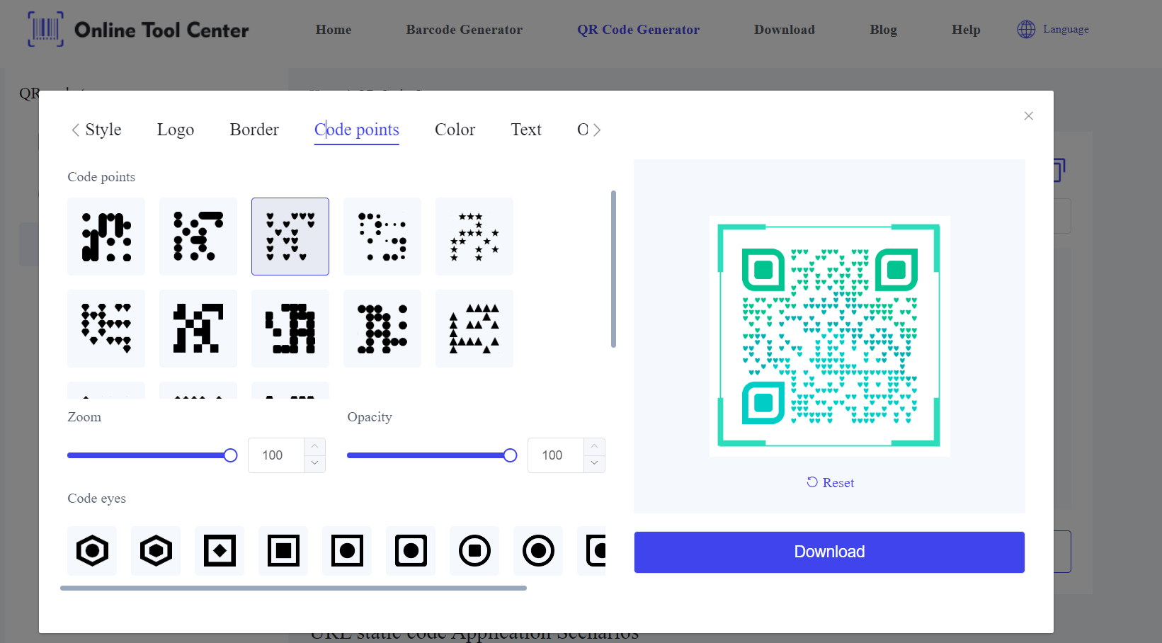 Esteettinen QR Code generator.png