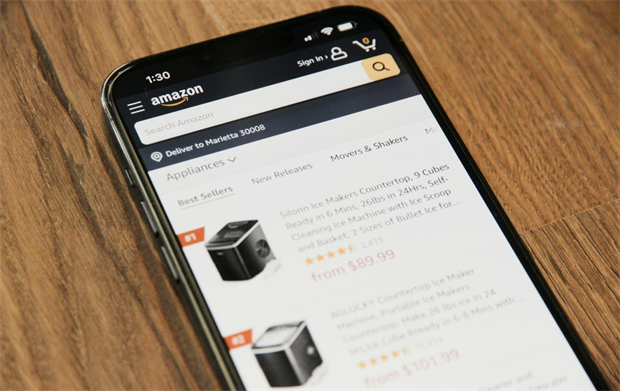 Amazon ostoksia verkossa