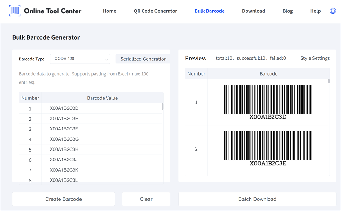 bulk fnsku barcodes runsaasti fnsku viivakoodeja