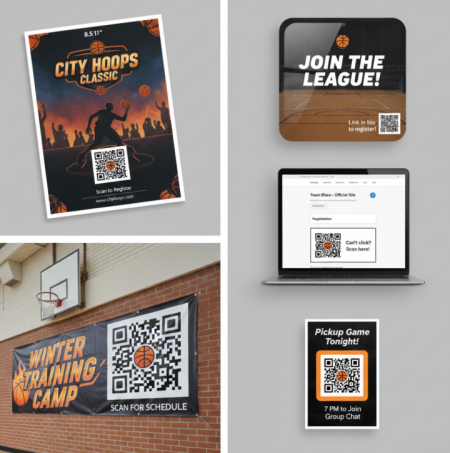 koripallon QR-koodit