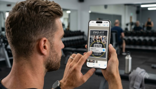 Skannaa QR-koodi iPhonella