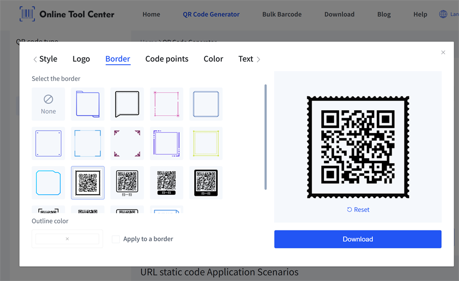Lis&auml;&auml; kehys QR-koodiin