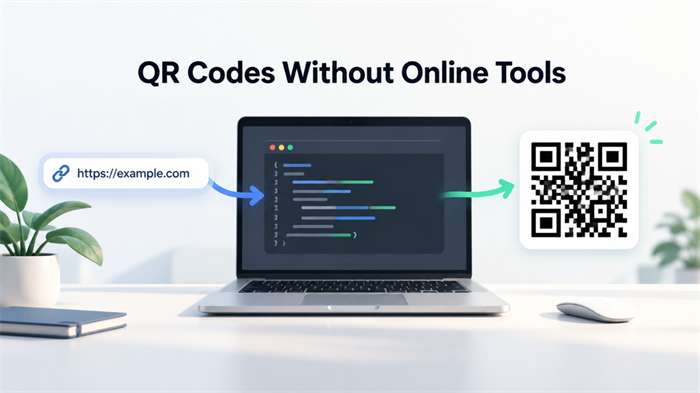 Create a QR Code without online tools Luo QR-koodi ilman verkkotyökaluja